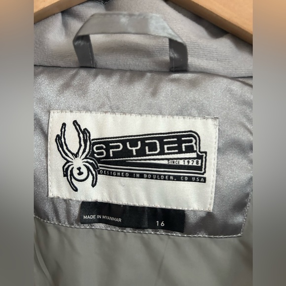 SPYDER metallic youth size xl (16) puffer jacket - Picture 11 of 11